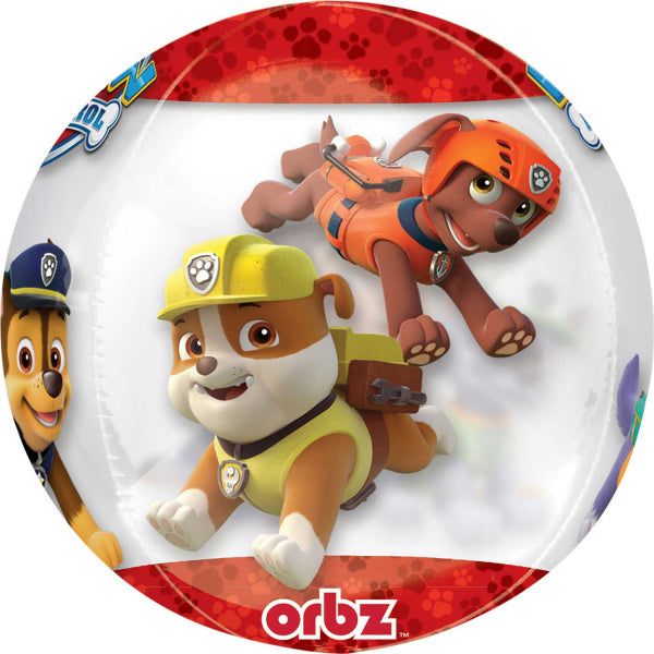 Paw Patrol Helium Ballon Ball 40cm leer