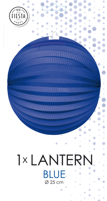 Blauer Lampion 25cm