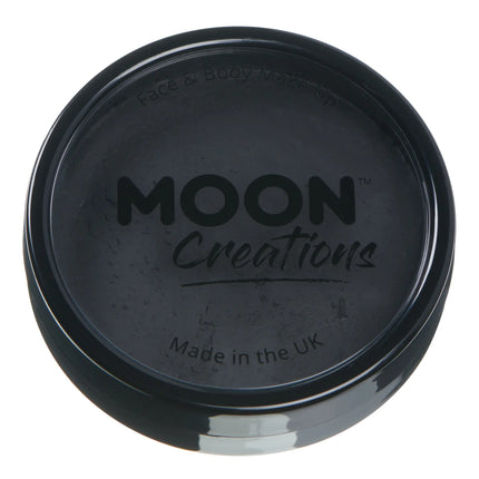 Moon Creations Pro Face Paint Cake Pots Schwarz 36g