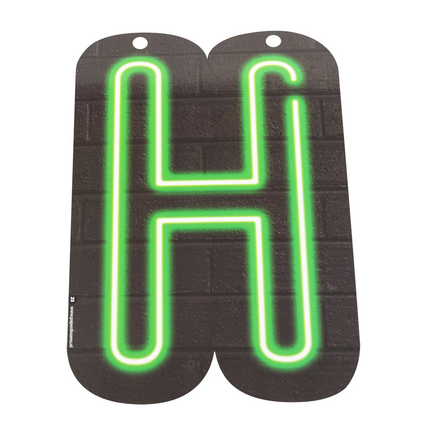 Neon-Buchstabe H 24cm