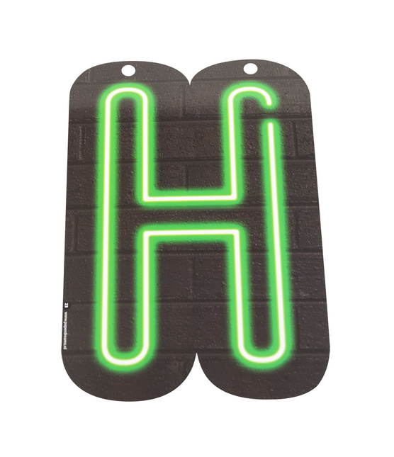 Neon-Buchstabe H 24cm