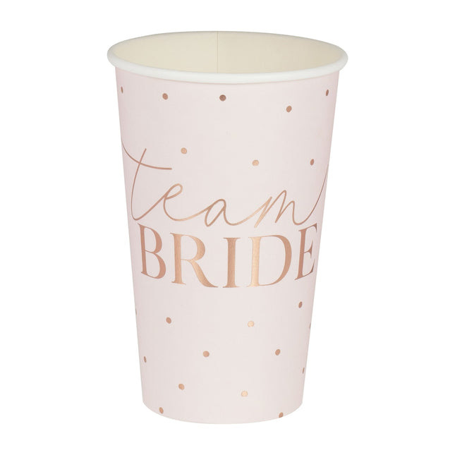 Becher Team Bride 13cm 8Stk