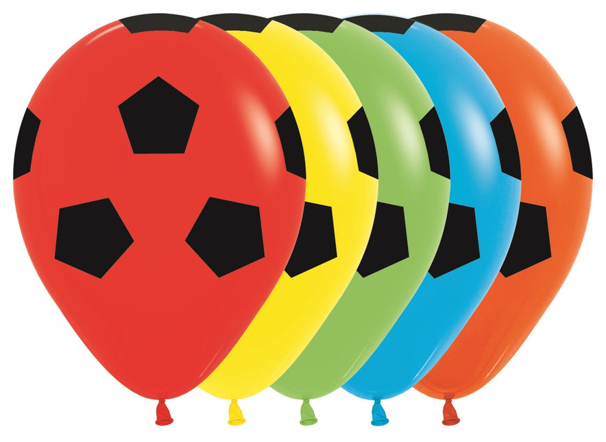 Ballons Soccerball Mix 30cm 25pcs