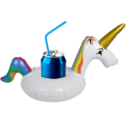 Aufblasbarer Einhorn Becherhalter 37cm