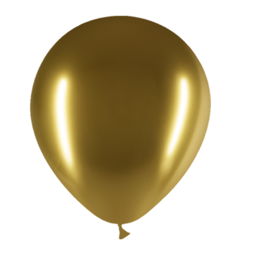 Gold Ballons Chrom 30cm 50Stk