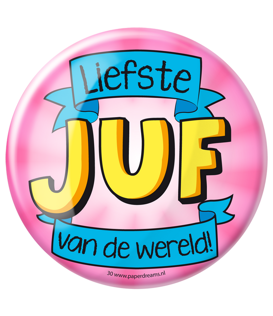 Button Liebste Lehrerin der Welt 10,2 cm