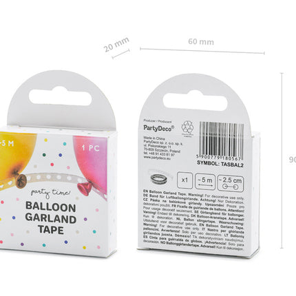 Ballongirlande Band 5m