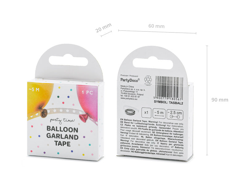 Ballongirlande Band 5m