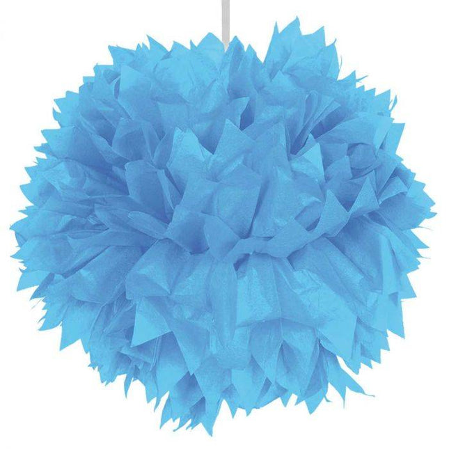 Pompon Hellblau 30cm