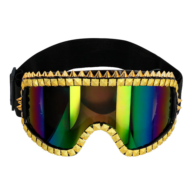 Gold Skibrille