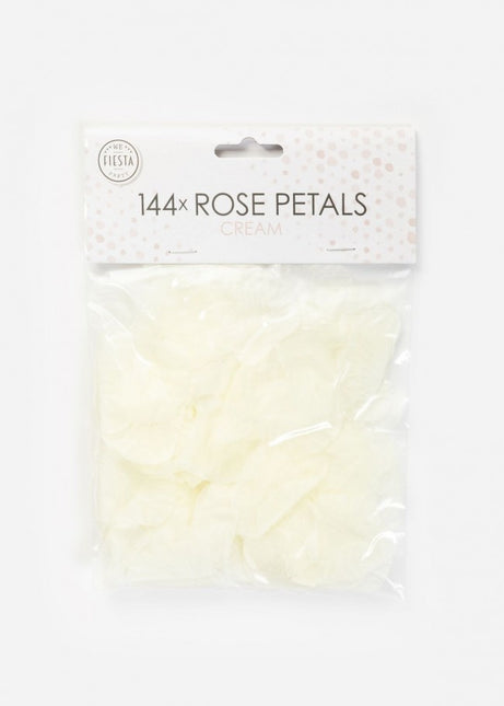 Creme Rosenblüten 144 Stück