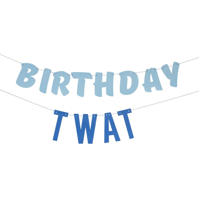 Blue Letter String Birthday Twat 1.5m