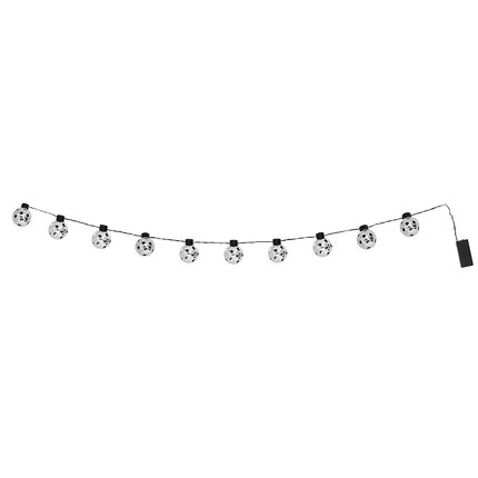 Lichtgirlande LED Silber Lichter 1,4m