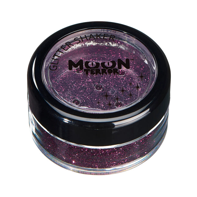 Moon Terror Halloween Glitter Shakers Poison Purple 5g