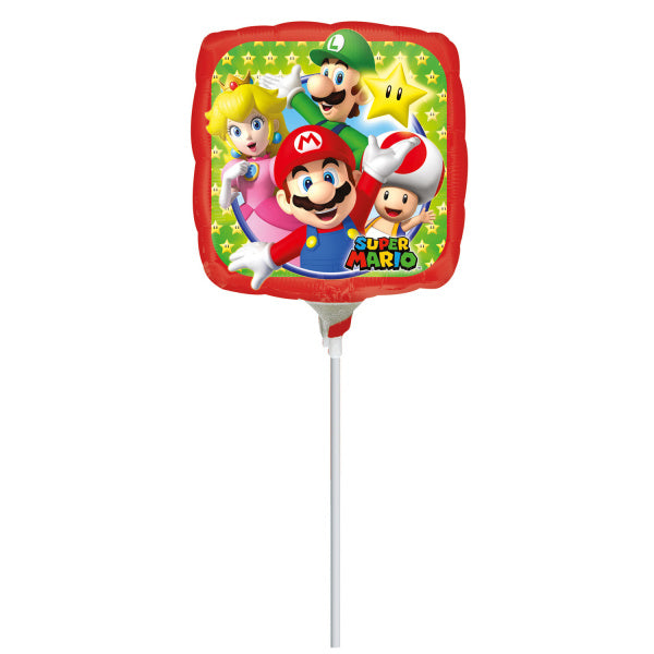 Super Mario Helium Ballon leer 23cm