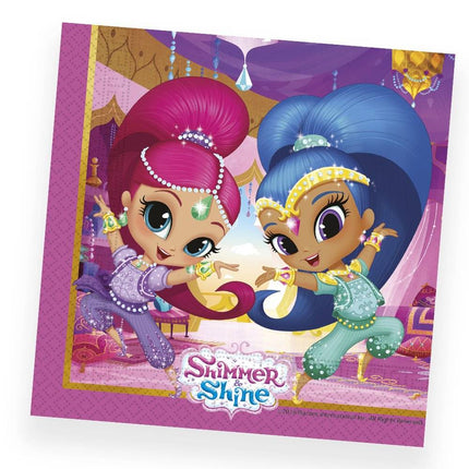 Shimmer And Shine Servietten 33cm 20 Stück