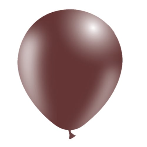 Schokoladenbraune Ballons 30cm 50Stk