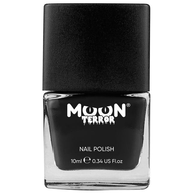 Moon Terror Halloween Nagellack Midnight Black 14ml