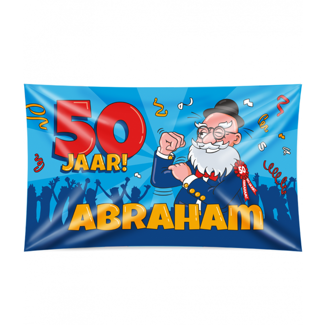 Fassadenfahne Abraham Cartoon Xxl 1.5m