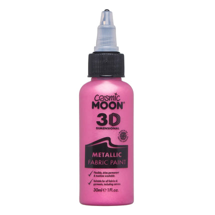 Cosmic Moon Metallic-Stofffarbe Rosa 30ml