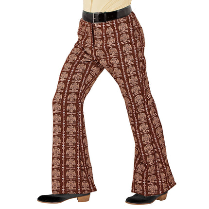 Disco 70S Hose Braun Herren Old School