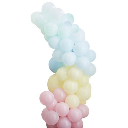 Bunter Ballonbogen Pastell