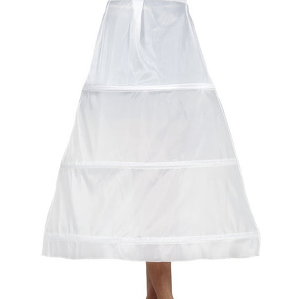 Weißer Petticoat Frauen 85cm