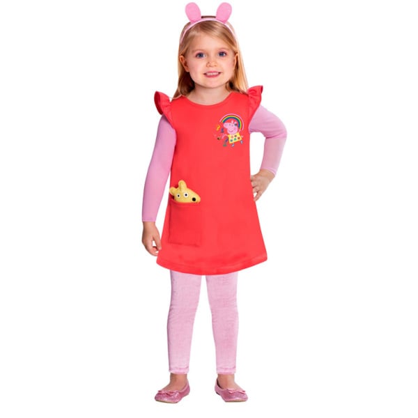 Kinderkostüm Peppa Kleid