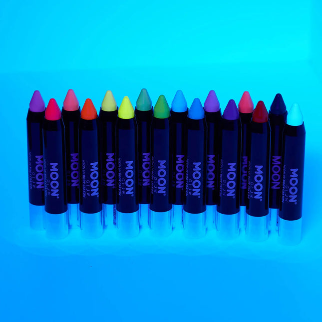 Moon Glow Intense Neon UV Body Crayons Intense Blue 3.2g