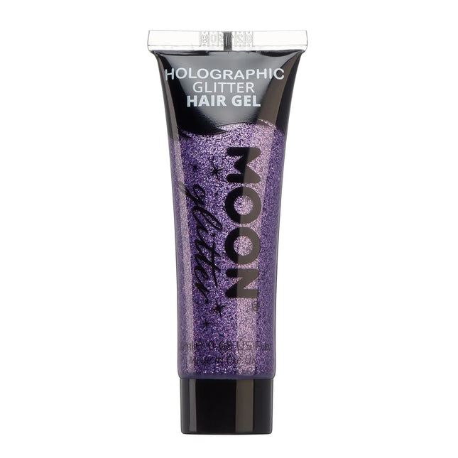 Moon Glitter Holographisches Glitzer Haargel Lila 20ml