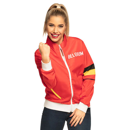 Belgien Trainingsjacke Damen