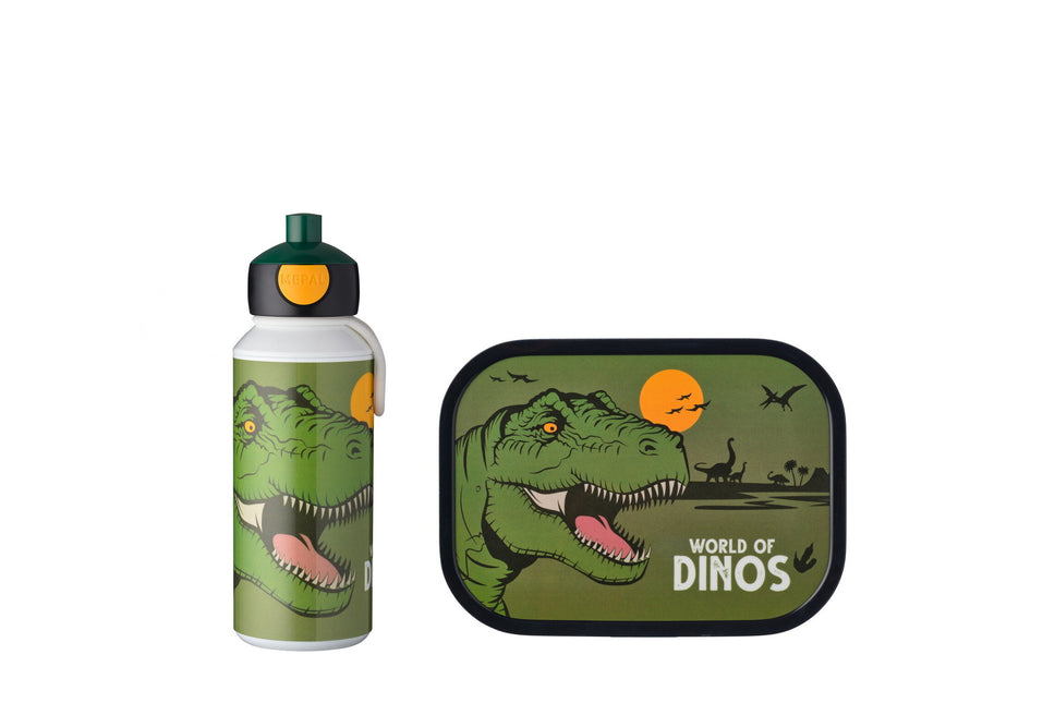 Lunch-Set Campus Trinkflasche+Lunchbox Dino