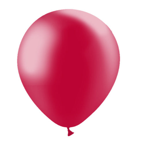 Rote Luftballons Metallic 30cm 10 Stk.