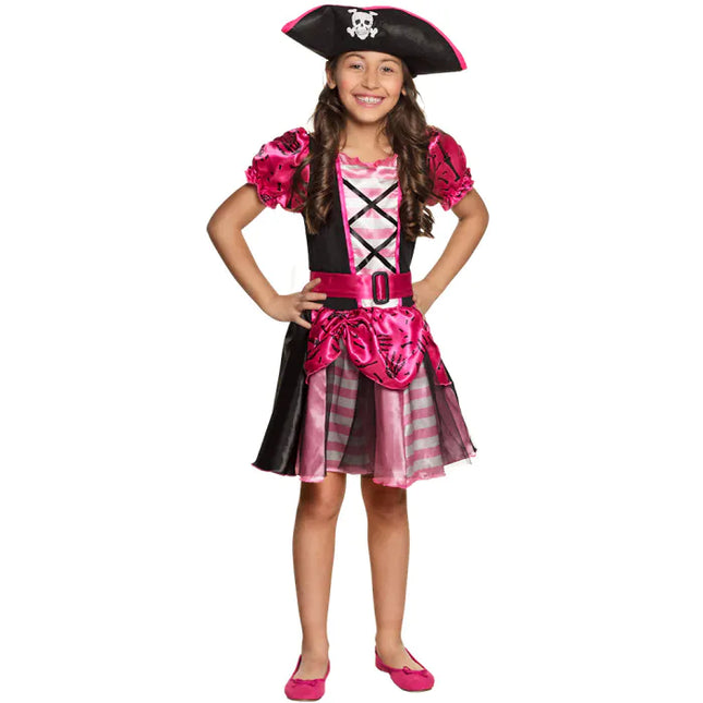 Piraten Mädchen Kostüm Rosa