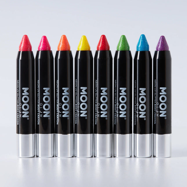 Moon Glow Neon UV Glitter Body Crayons Blau 3.2g