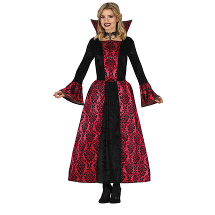 Vampir Halloween Kleid Damen rot