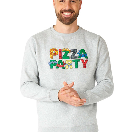 Teenage Mutant Hero Schildkröte Pizza Party Pullover Männer OppoSuits