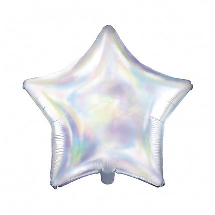 Helium Ballon Star Pearl 48cm leer