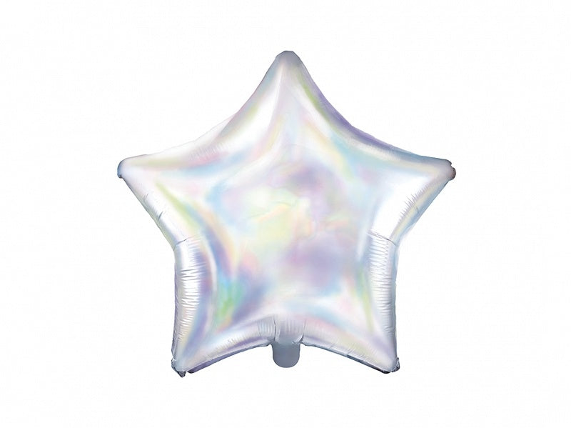 Helium Ballon Star Pearl 48cm leer