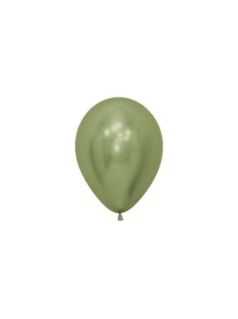 Luftballons Reflex Lime Green 12cm 50Stk