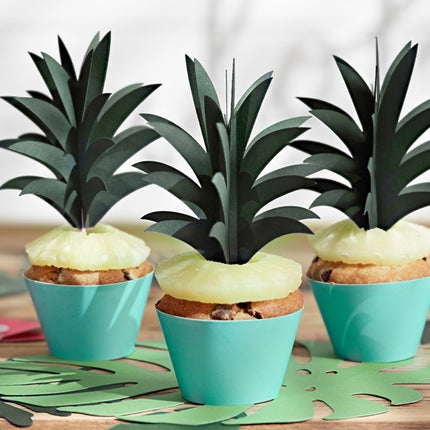 Cupcake Toppers Palme 16,5cm 6Stk.