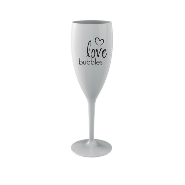 Champagnerglas White Love Mehrweg 120ml