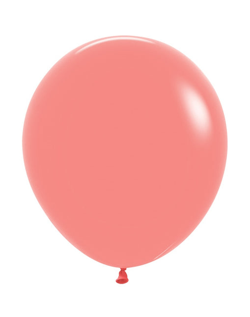 Ballons Tropische Koralle 45cm 25Stk