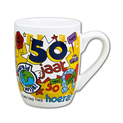 Becher 50 Jahre Mann 12cm