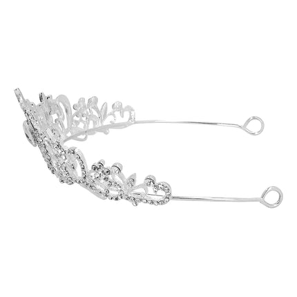 Silberne Tiara Metall