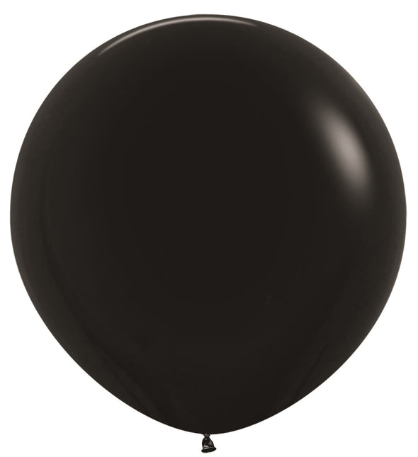 Ballons Schwarz 91cm 10Stk