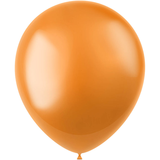 Orange Luftballons Metallic Ringelblume Orange 33cm 10Stk