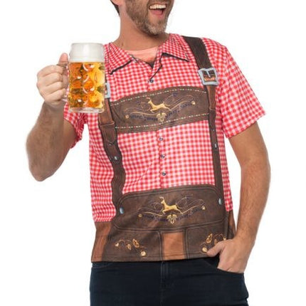 Lederhosen T-Shirt Männer