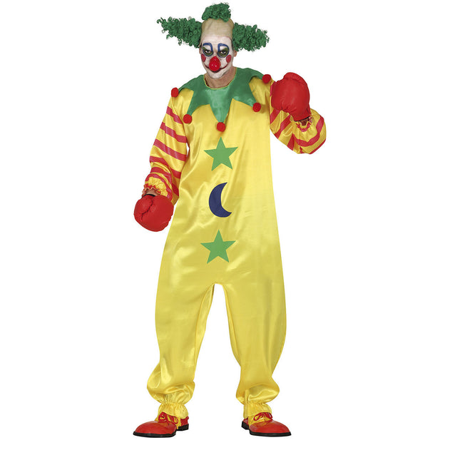 Clown Halloween Kostüm Männer Gelb L