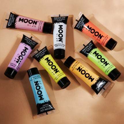 Moon Glow Pastell Neon UV Face Paint Pastell Orange 12ml